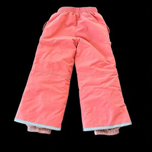 Kids Coral Pink Snow Pants - Brand Unspecified